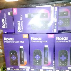 Roku Streaming Sticks HD & 4K Definitions. $15 Each Or $90 For All.