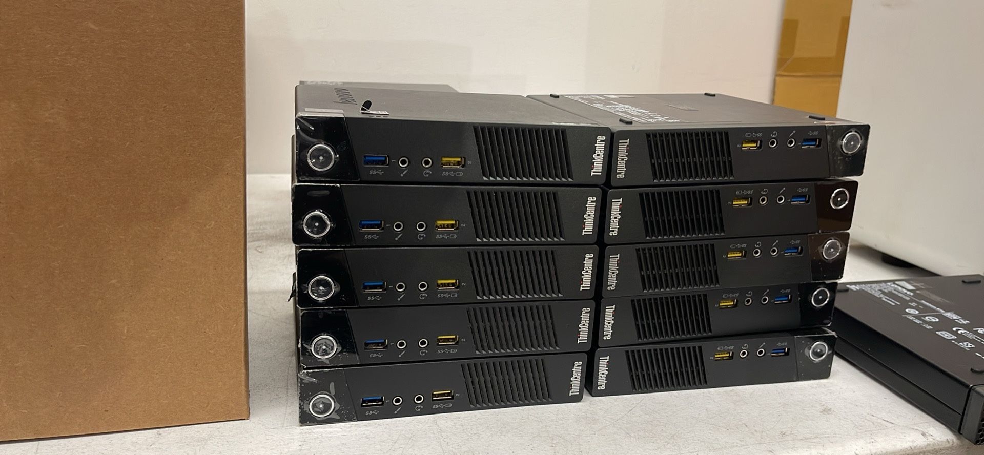 Lot Of 10: Lenovo M93p Tiny Mini Business Desktops