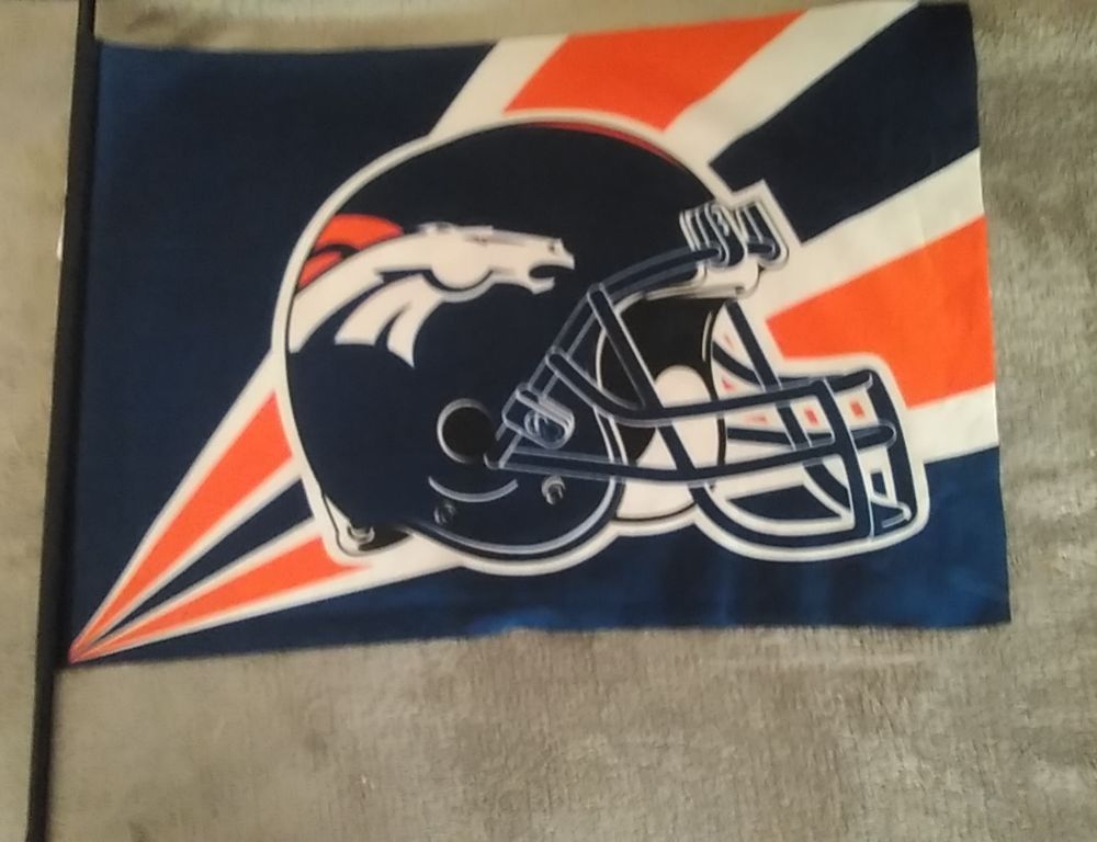 Broncos, Nuggets And Avalanche Flags