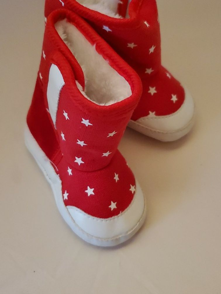 Baby Snow Boots 6-12 Mos