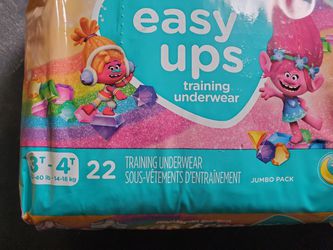 2 PAMPERS DREAMWORKS TROLLS EASY UPS TRAINING UNDERWEAR SIZE 3T-4T (22ct.) Thumbnail