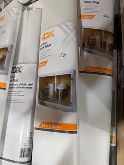 Under Sink Mat Shelf or Drawer Liner in Clear (24 in. x 48 in.