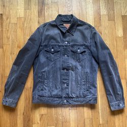 Black Washed Levis Denim Jacket