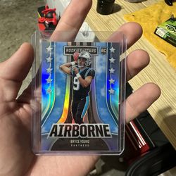 2023 Rookies & Stars Carolina Panthers Rookie Bryce Young Airborne Silver