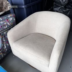 Upholstered Swivel Accent Chair