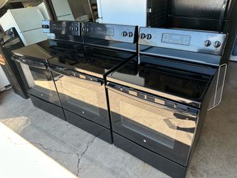 GE electric stove 30” (1 month warranty)
