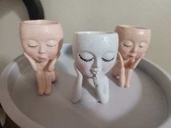 3 Cute little planter/decor