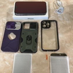 No Scratch iPhone 14 Pro Max 256GB, Purple Color, With Box