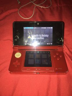 Red Nintendo 3Ds
