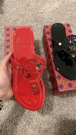 Red Tory Burch Sandals