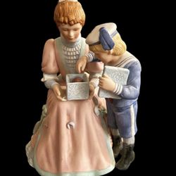 Lenox The Present Mother and Child Sculpture Figurine Collection 1989