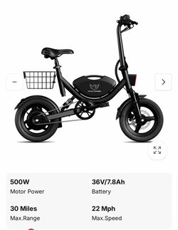 New Electric Bike