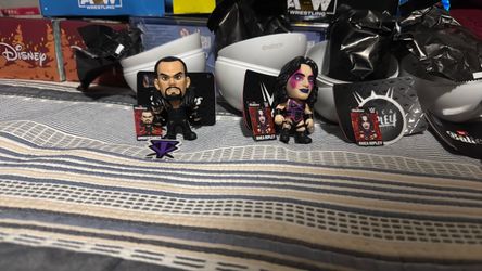 WWE Ballers Undertaker & Rhea Ripley ,Batista  Mini Figures