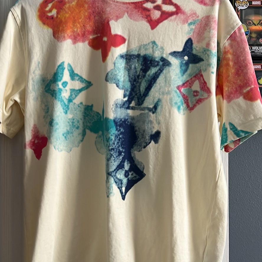 Men Louis Vuitton T Shirt Size Small Blue Camo for Sale in North Palm  Beach, FL - OfferUp