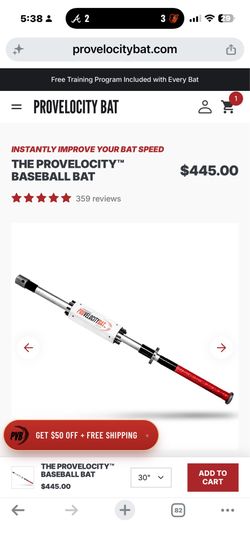 Pro Velocity Bat and training kit