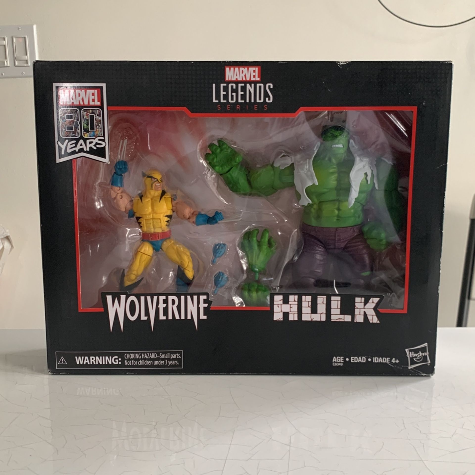 Marvel Legends 80th Anniversary Hulk And Wolverine 2 Pack