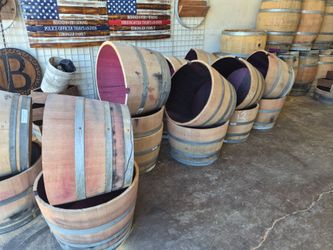 Half Wine Barrels