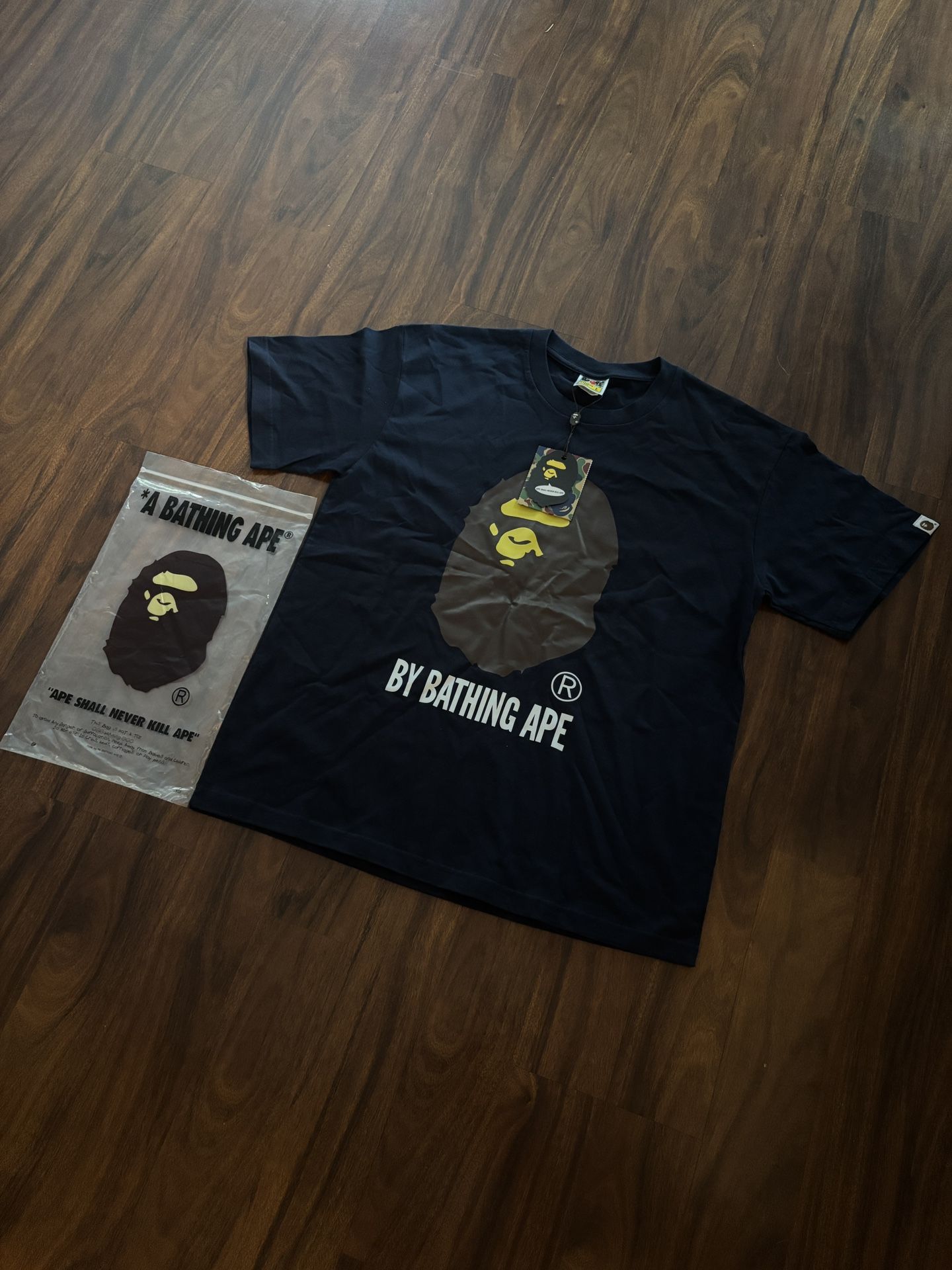 Navy BAPE t-shirt