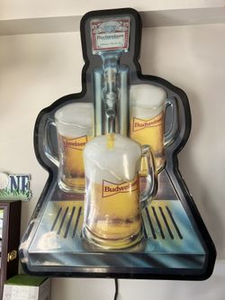 Budweiser man cave light