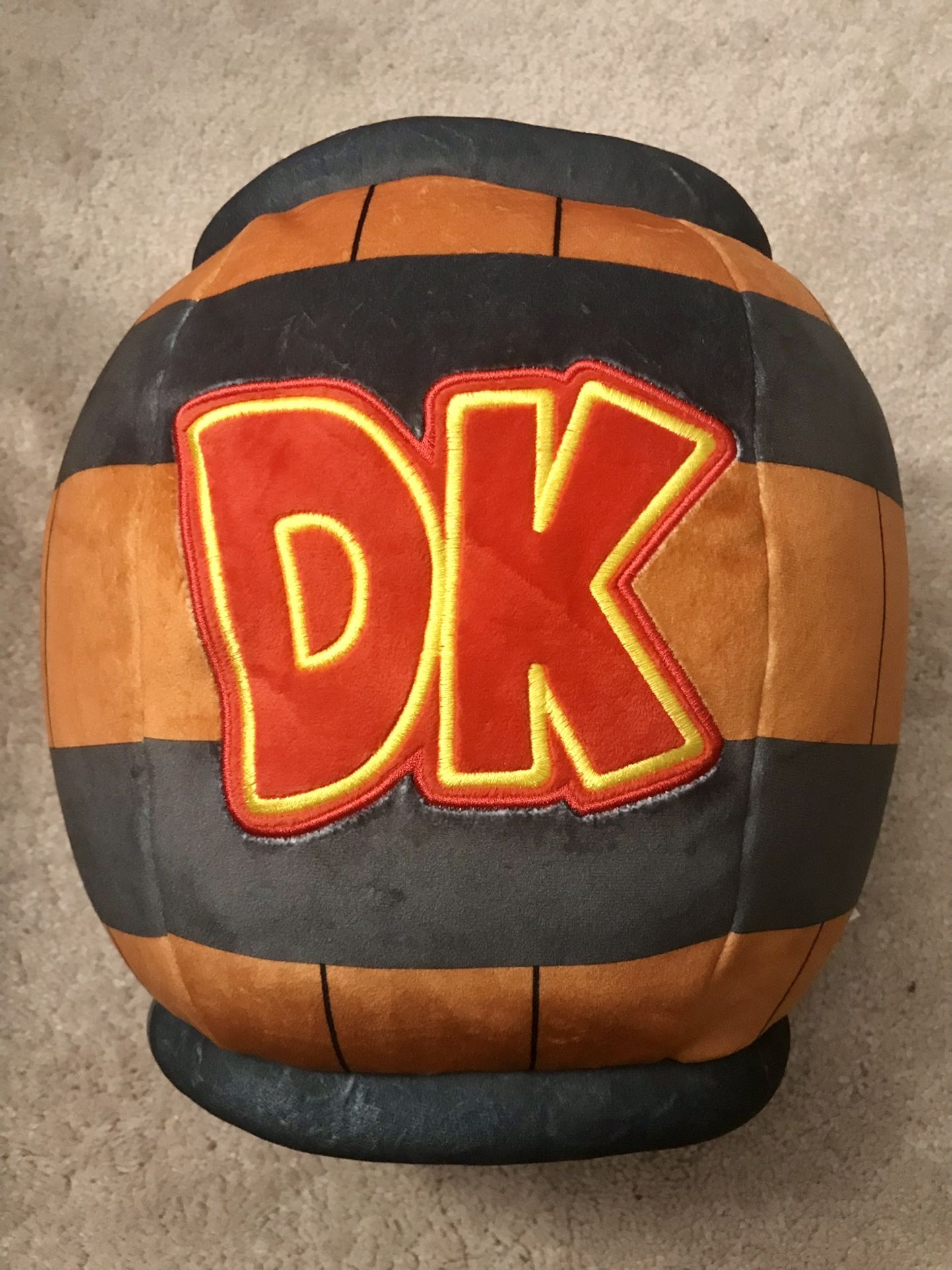 Donkey Kong barrel plush