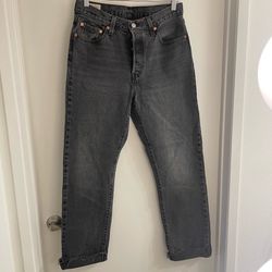 Levi’s 501 washed black jeans