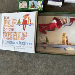 Elf On The Shelf (boy) reindeer And Lot Of Clothes