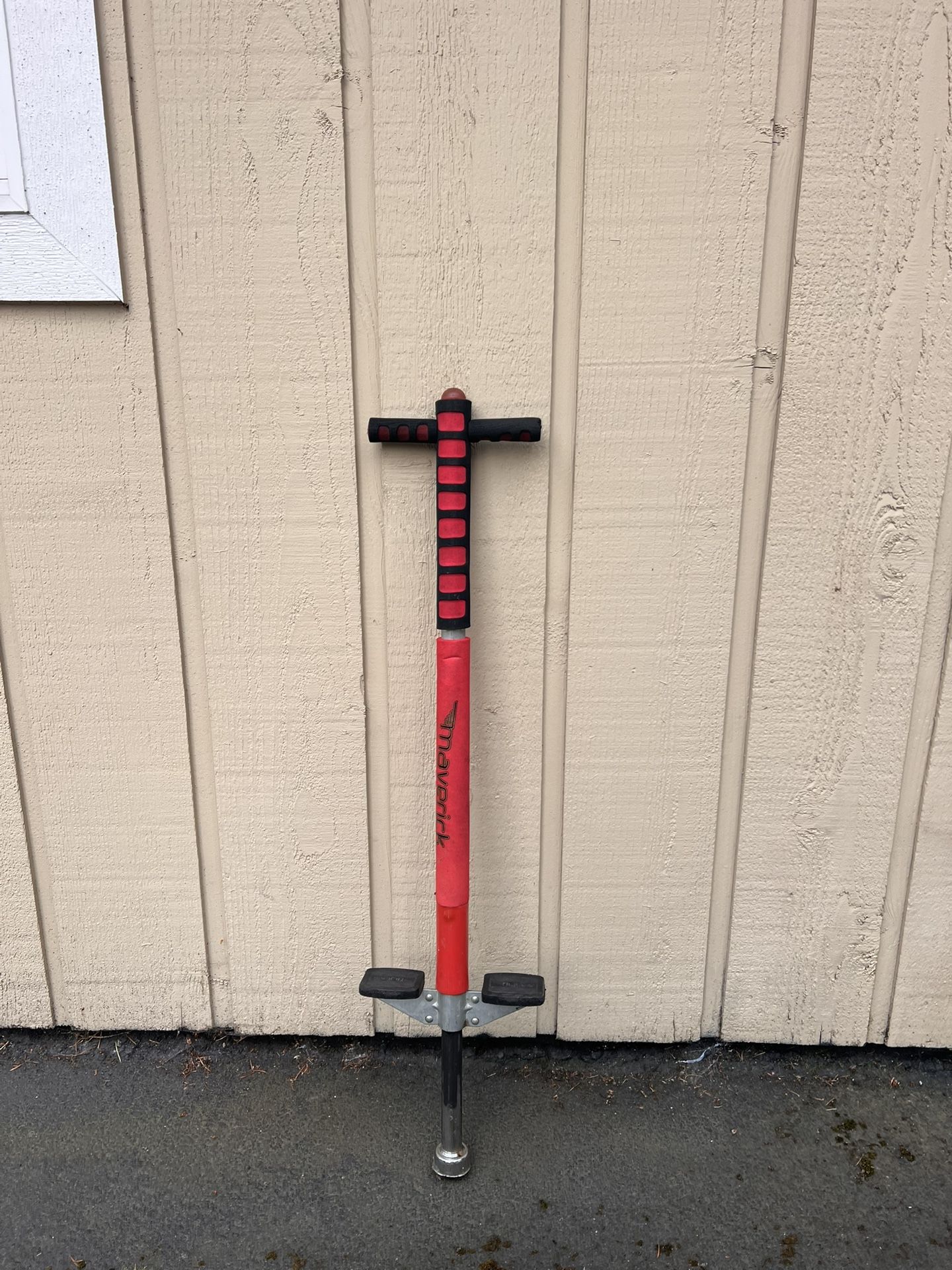 Red and black pogo stick(for kids)