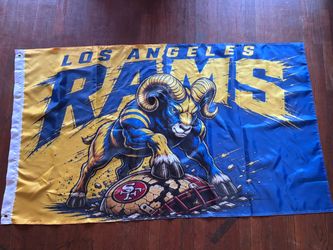 Los Angeles Rams NFL Fan Flag 3x5