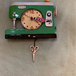 Sewing Machine Clock