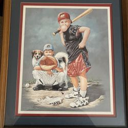 Home Interior baseball Frame