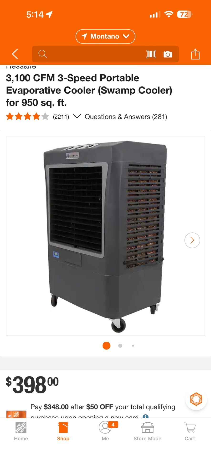 Swamp cooler