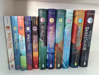 Scholastic Wings of Fire Book Set 1-10 and Darkstalker Legends Book