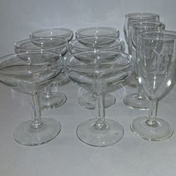 MCM VINTAGE small cocktail glasses etched with the letter "G" $10 FIRM for ALL!