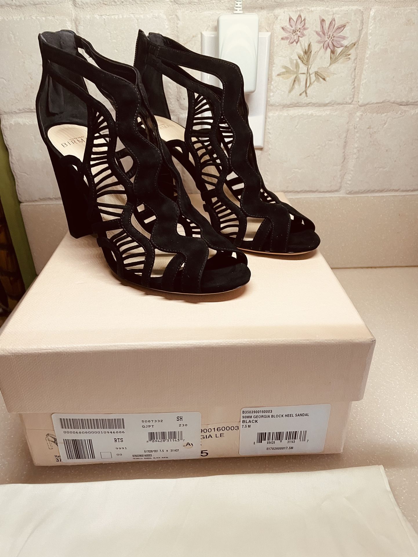 Alexandre Birman Nib Bootie Sandal 7.5 Black magnificent