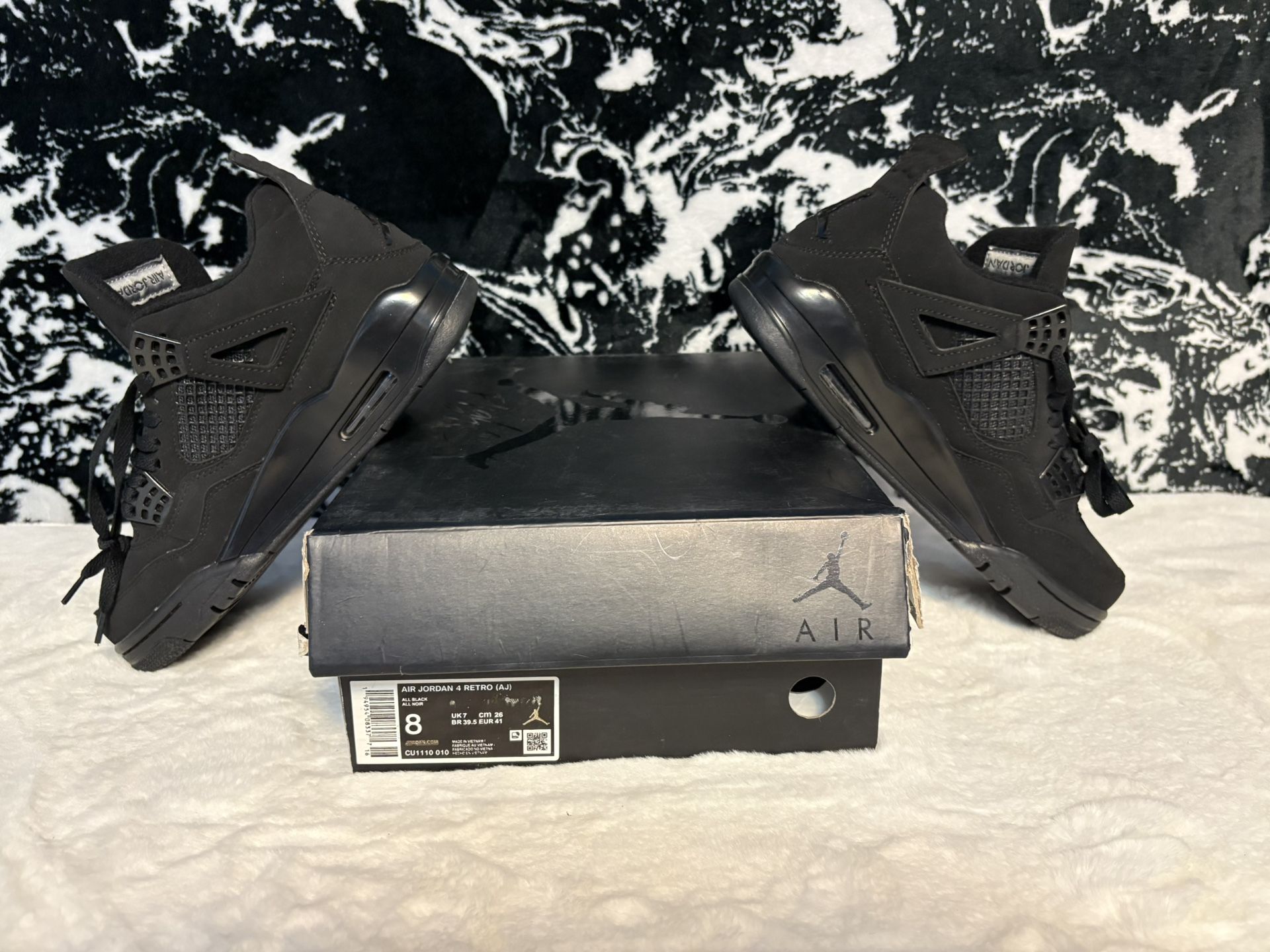 New Size Men Women Jordan Black Cat CU1110 010