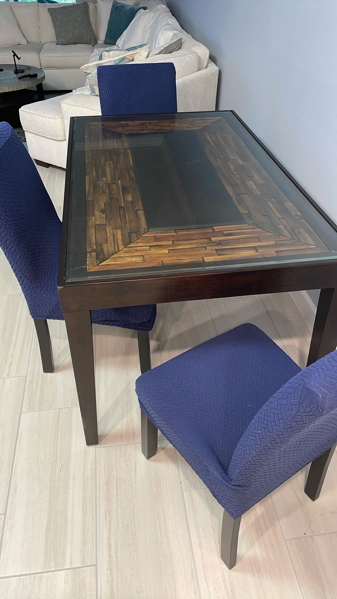 Table and 4 Chairs