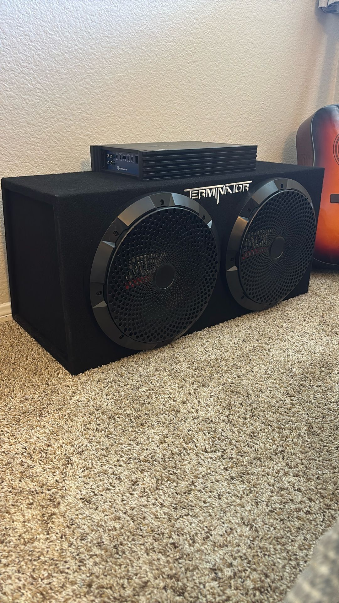 Subwoofer With Amp