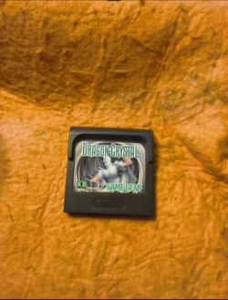 1991 Sega game gear video game cartridge, dragon crystal
