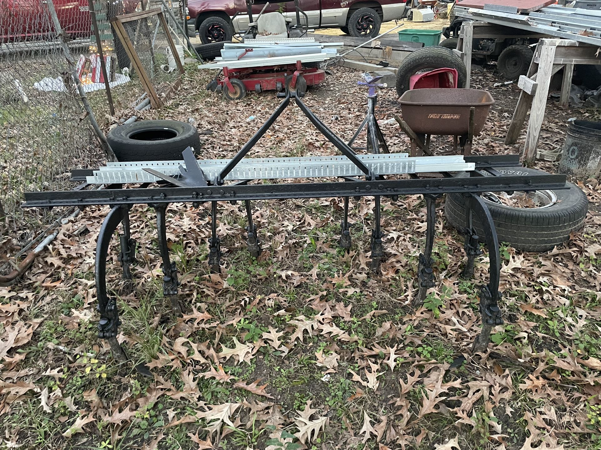 Plow For Tractor Black