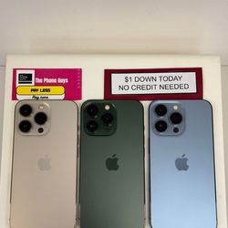 Apple Iphone 13 Pro 6.1inch Smartphone - 90 Day Warranty - Payments Available With $1 Down 