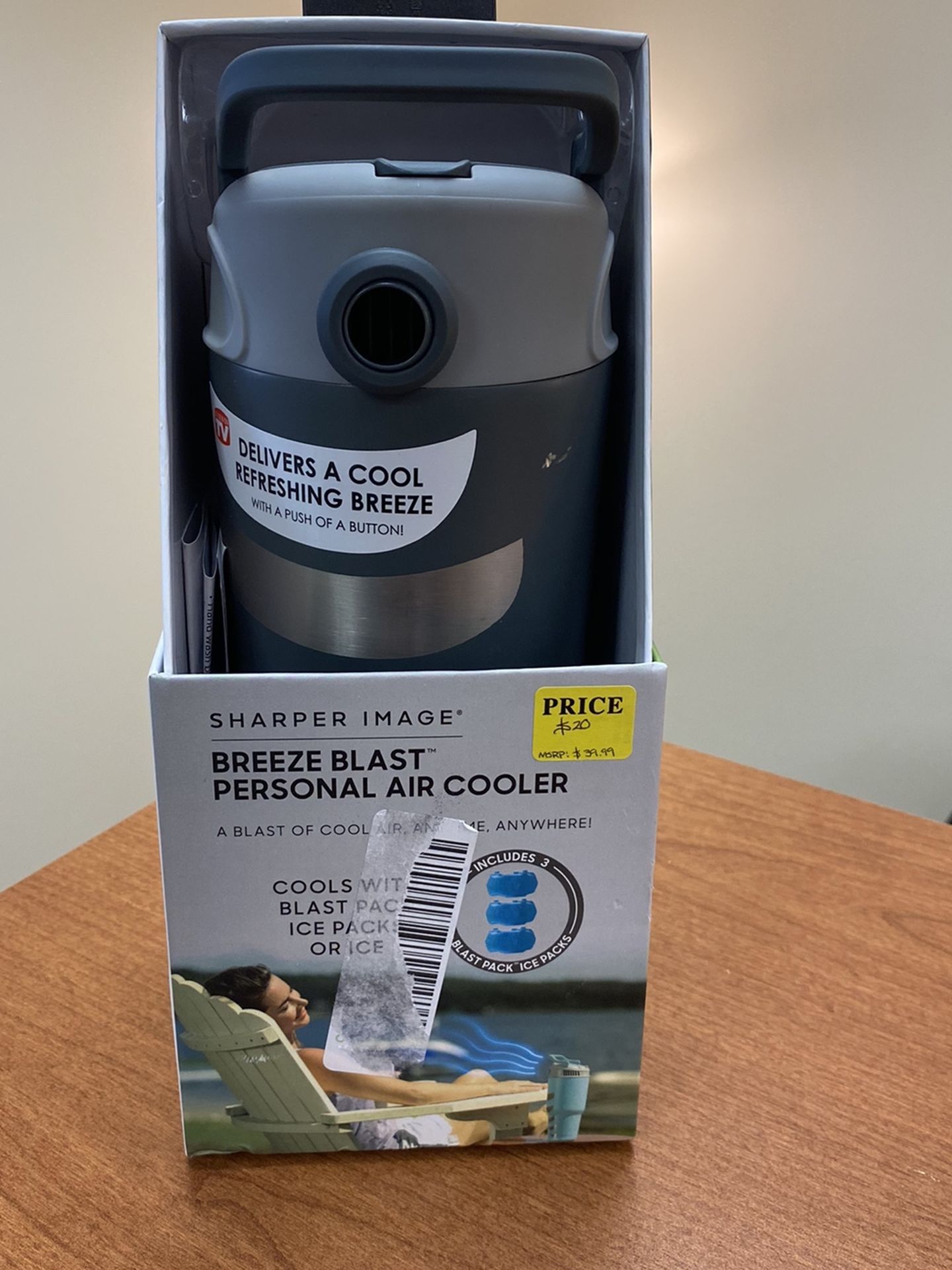 Breeze Blast By Sharper Image Personal Air Cooler