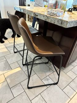 24" High Counter Height Barstools (total of 3)