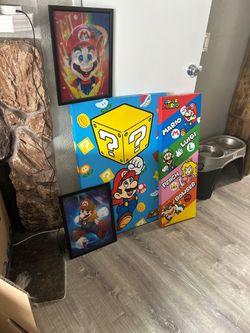 Mario wall art bundle