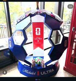 michelob ultra fifa soccer ball store display