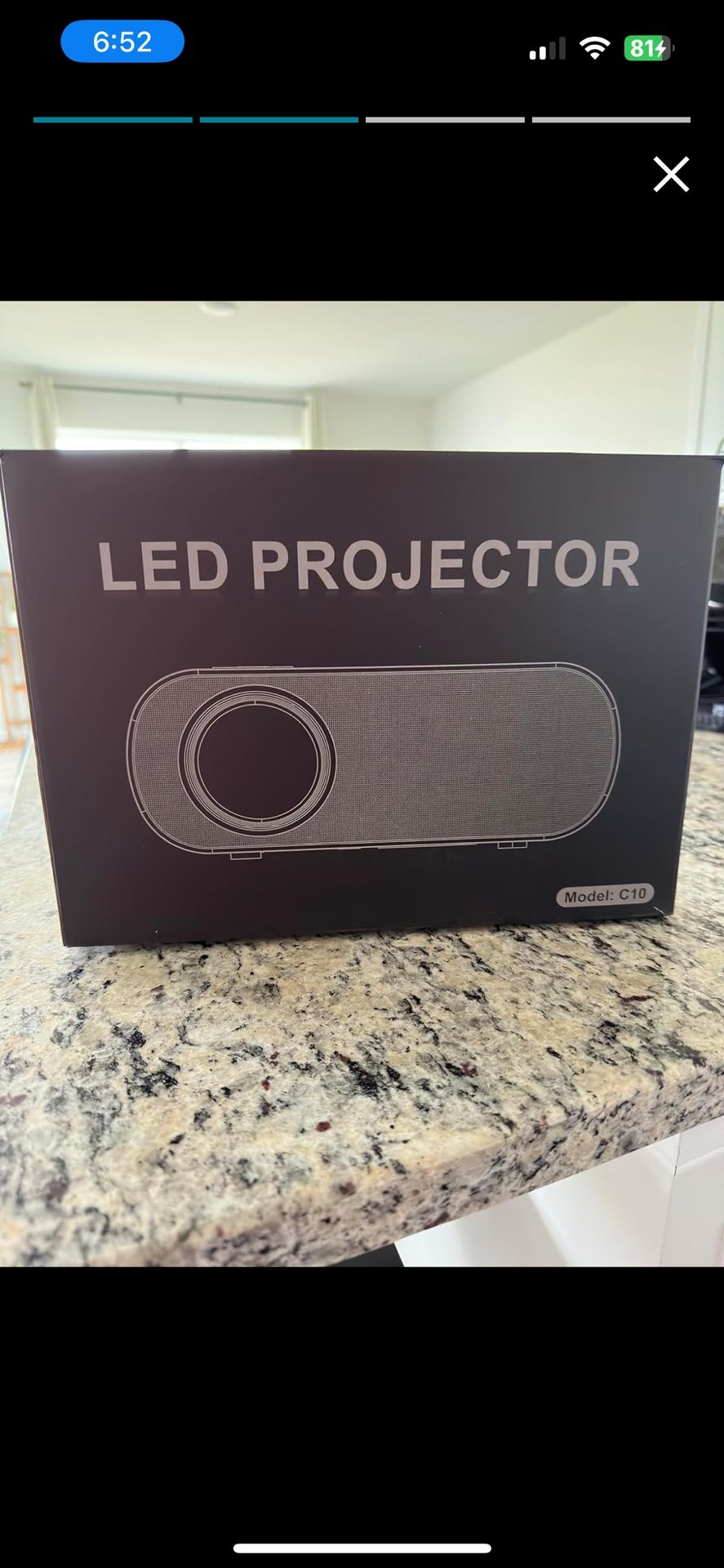 LED PROJECTOR 1080p HDMI Firestick Compatible