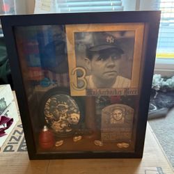 The Babe Ruth Shadowbox Cooperstown Collection