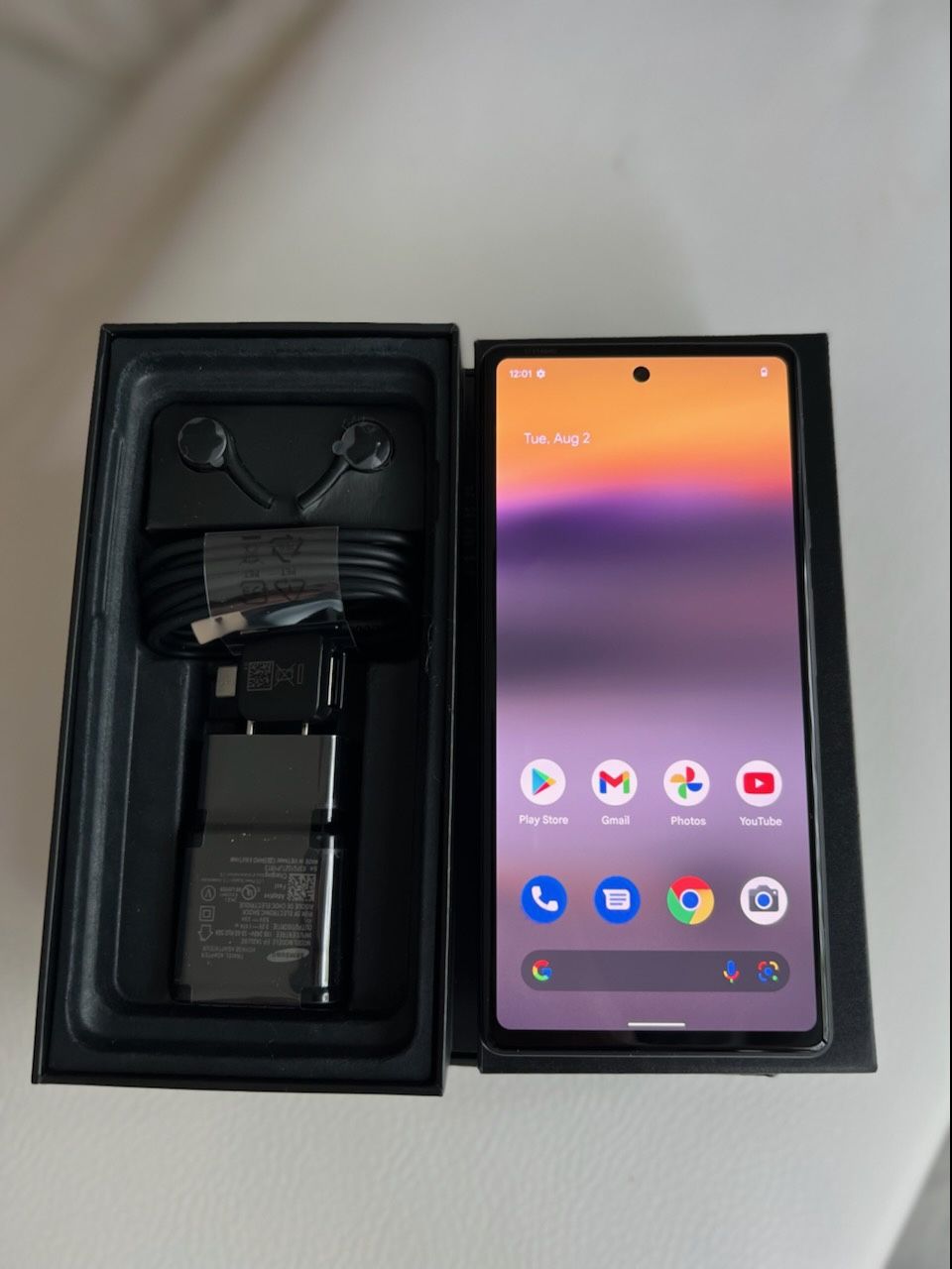 Google Pixel 5G 6a 128Gb Unlocked Charcoal Grey