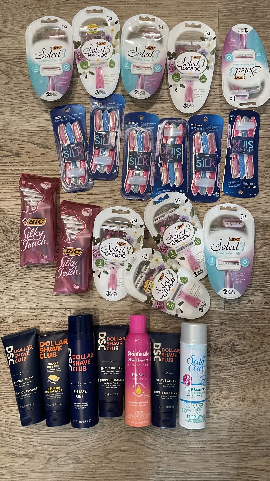 Personal Care Shave Razors Shave Cream/gel. Any4 Packs For $10