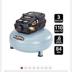 Compressor With Brad Nailer And Accesories 