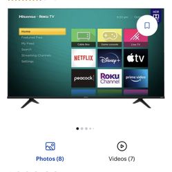 Hisense 58’ Roku Smart TV 